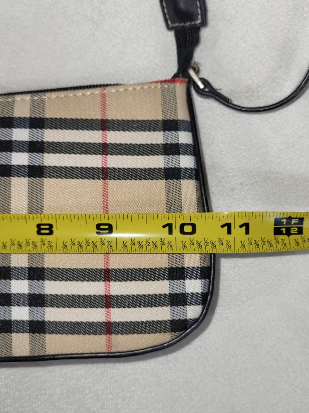 VINTAGE BURBERRY NOVA CHECK SHOULDER MINI BAG - Picture 14 of 16